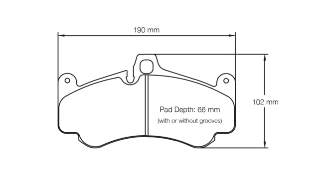 Pagid Racing Brake Pads No. 2707 - Thunder Hill