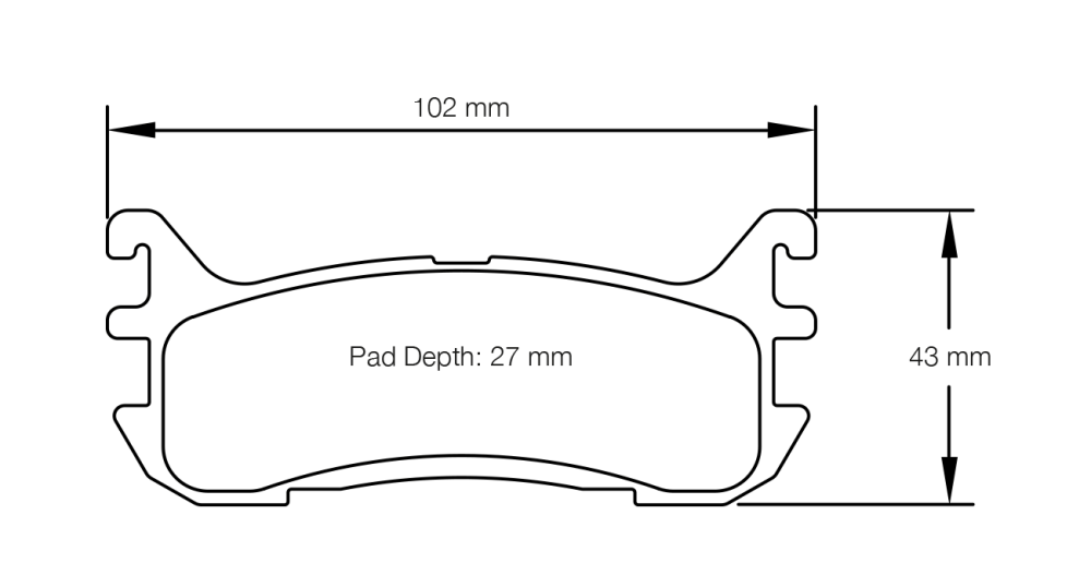 Pagid Racing Brake Pads No. 8129 - Thunder Hill