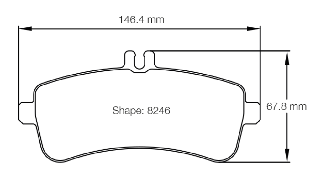 Pagid Racing Brake Pads No. 8246 - Thunder Hill