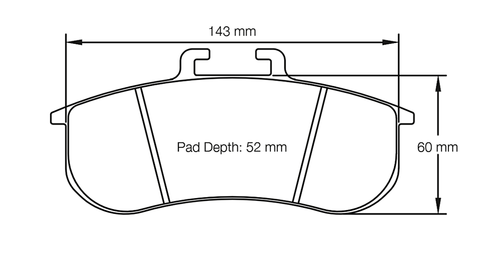 Pagid Racing Brake Pads No. 8197 (Front)