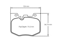 Thumbnail for Pagid Racing Brake Pads No. 8275 (Front)
