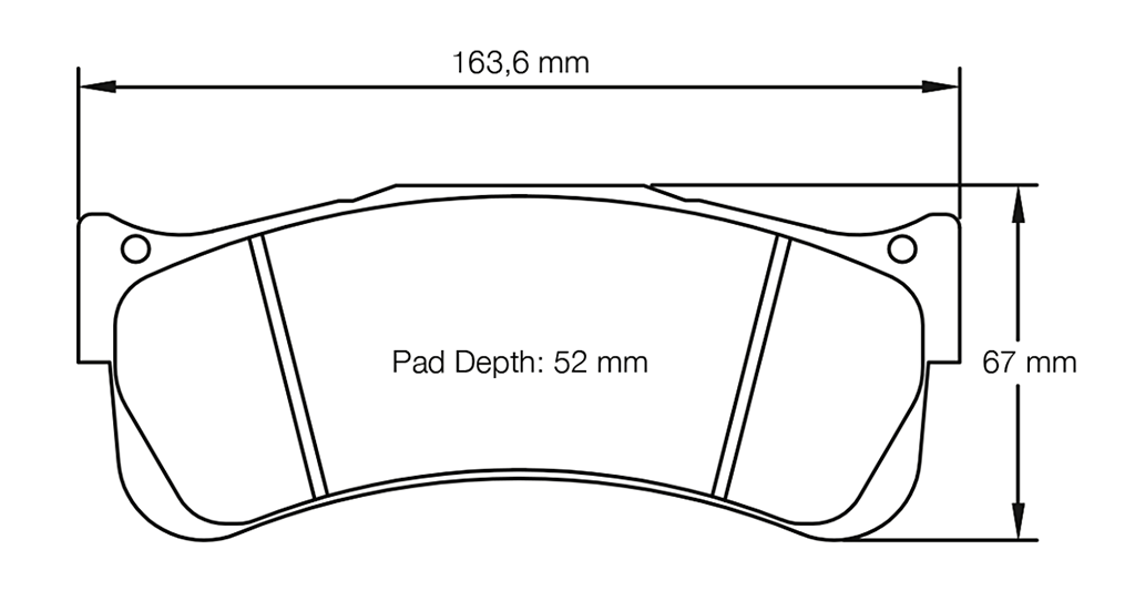 Pagid Racing Brake Pads No. 8038 (Front)