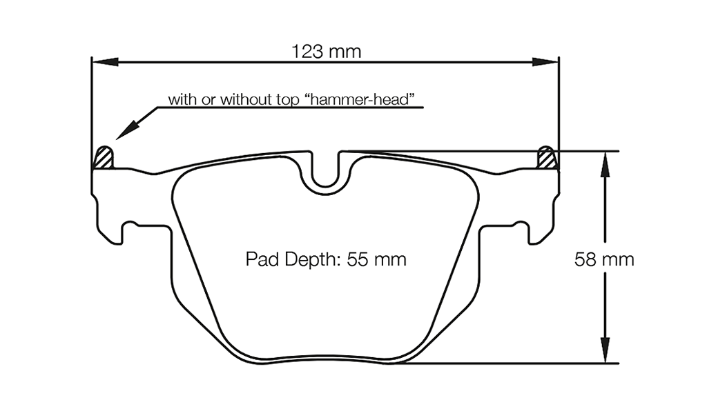 Pagid Racing Brake Pads No. 8051 (Rear)