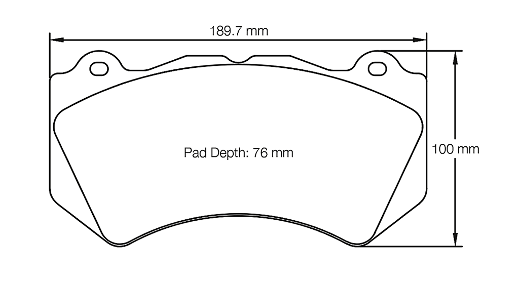 Pagid Racing Brake Pads No. 8083 (Front)