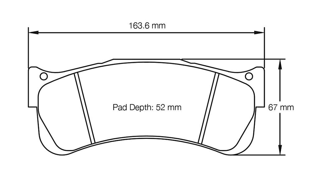 Pagid Racing Brake Pads 8087
