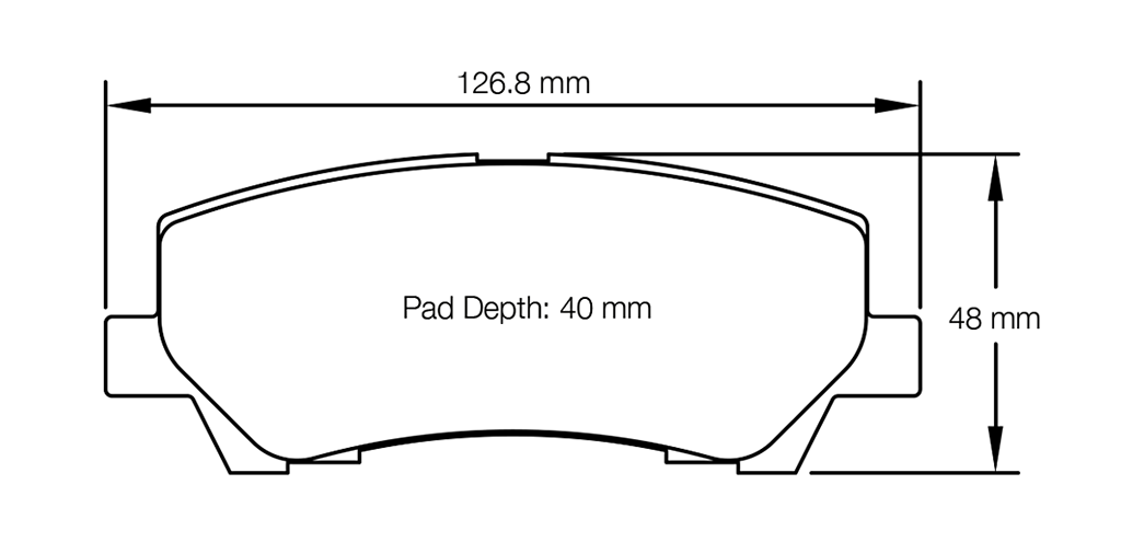 Pagid Racing Brake Pads No. 8204 (Rear)