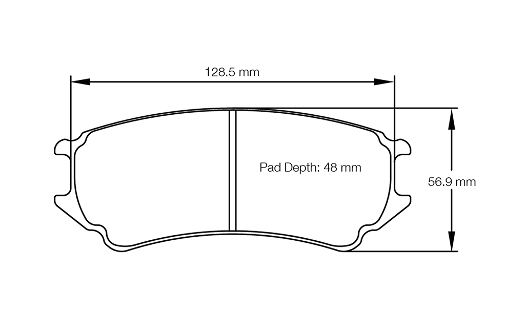 Pagid Racing Brake Pads No. 8242 (Rear)