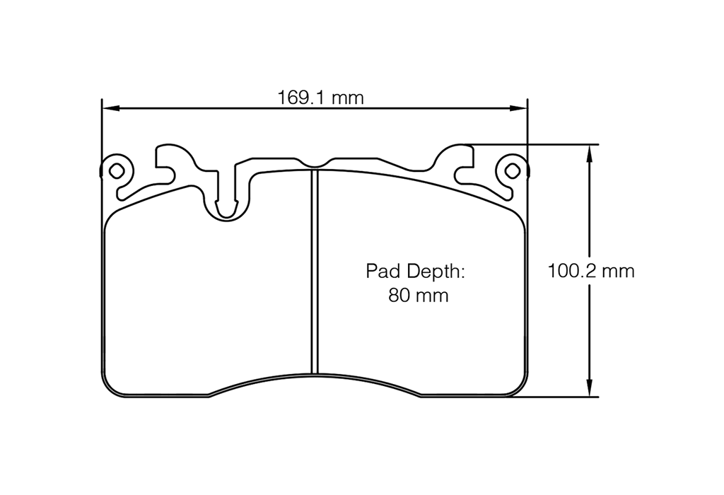 Pagid Racing Brake Pads No. 8269 (Front) | Ceramic Brakes