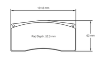 Thumbnail for Pagid Racing Brake Pads No. 8287 (Rear)