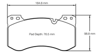 Thumbnail for Pagid Racing Brake Pads No. 8302 (Front)