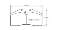 Thumbnail for Pagid Racing Brake Pads No. 1204