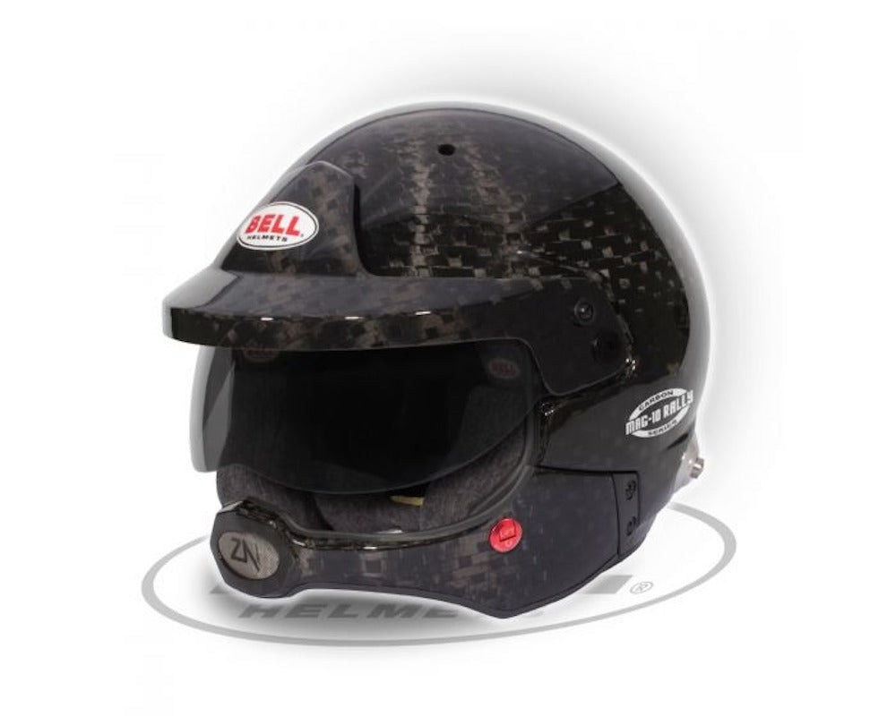 "Experience the fusion of style and safety with the Bell Mag-10 Rally Carbon Fiber Helmet SA2020, a must-have for motorsports enthusiasts."