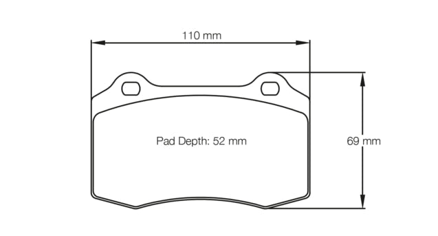 Pagid Racing Brake Pads No. 1408