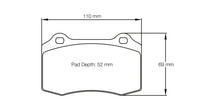 Thumbnail for Pagid Racing Brake Pads No. 1408