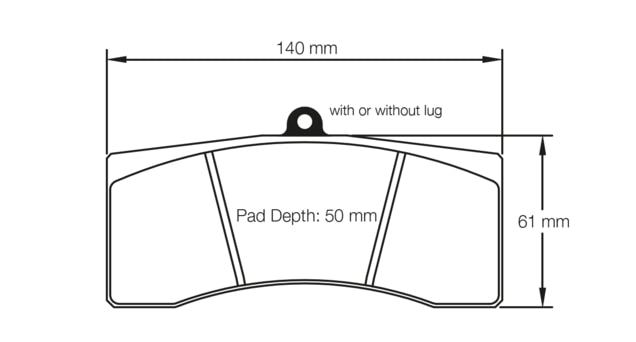 Pagid Racing Brake Pads No. 1896