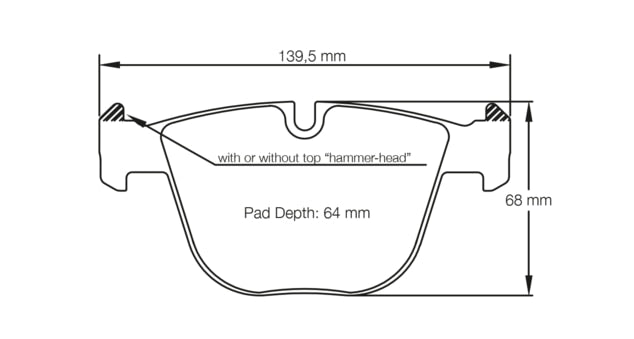 Pagid Racing Brake Pads No. 8021