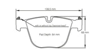 Thumbnail for Pagid Racing Brake Pads No. 8021