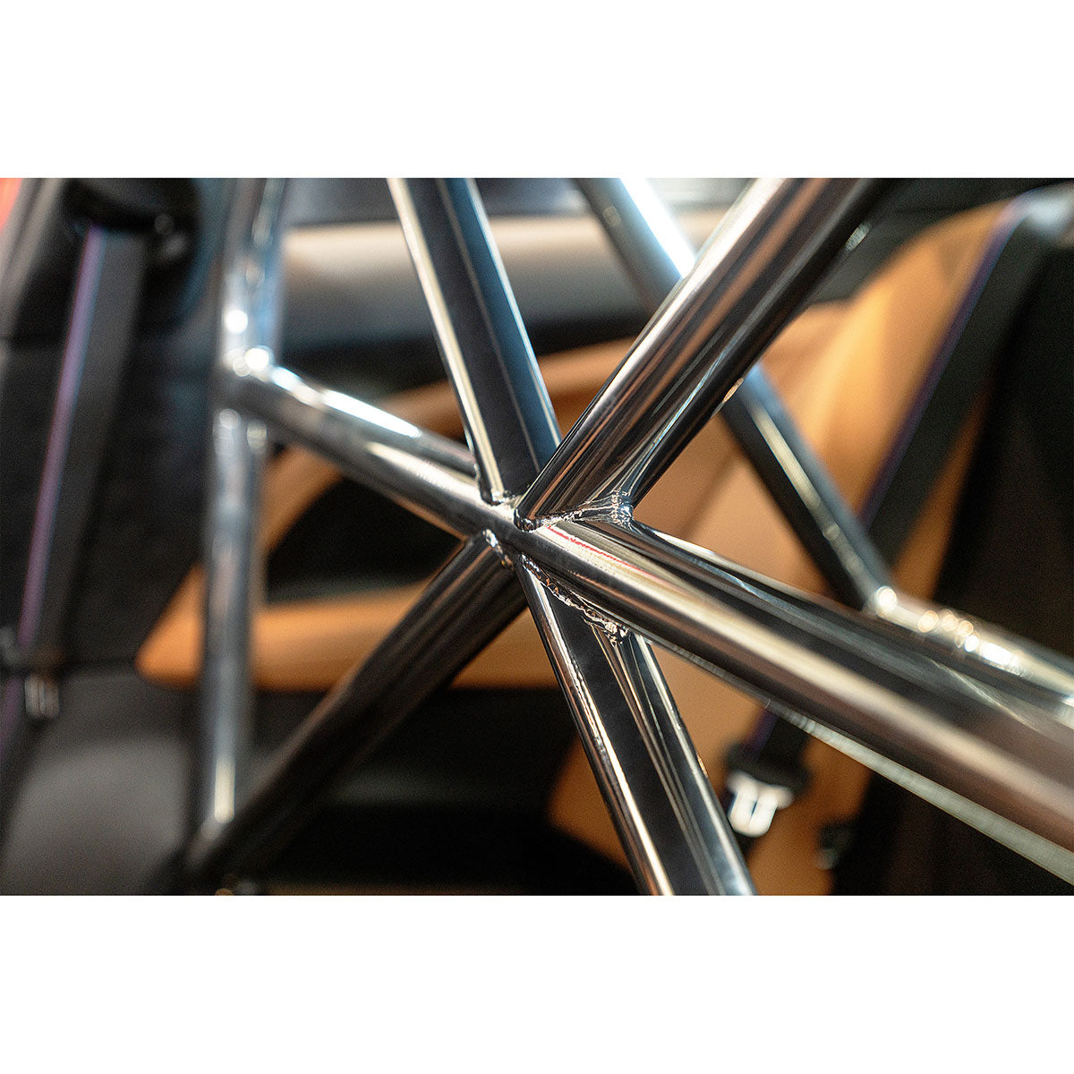 Superchrome powder coat GT3 992 Porsche roll bar half cage protection HPDE track days
