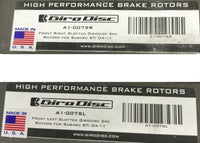 Thumbnail for A1-007 Girodisc 2pc Front Brake Rotors (Subaru STI 2004+)