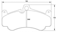Thumbnail for Race Technologies RE10 Brake Pad - 2363.18.RE10