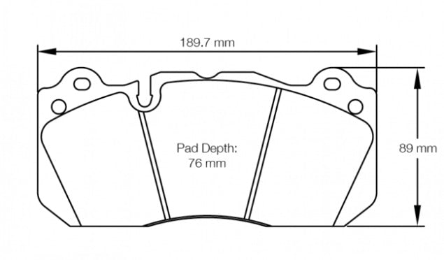 Pagid Racing Brake Pads No. 8239