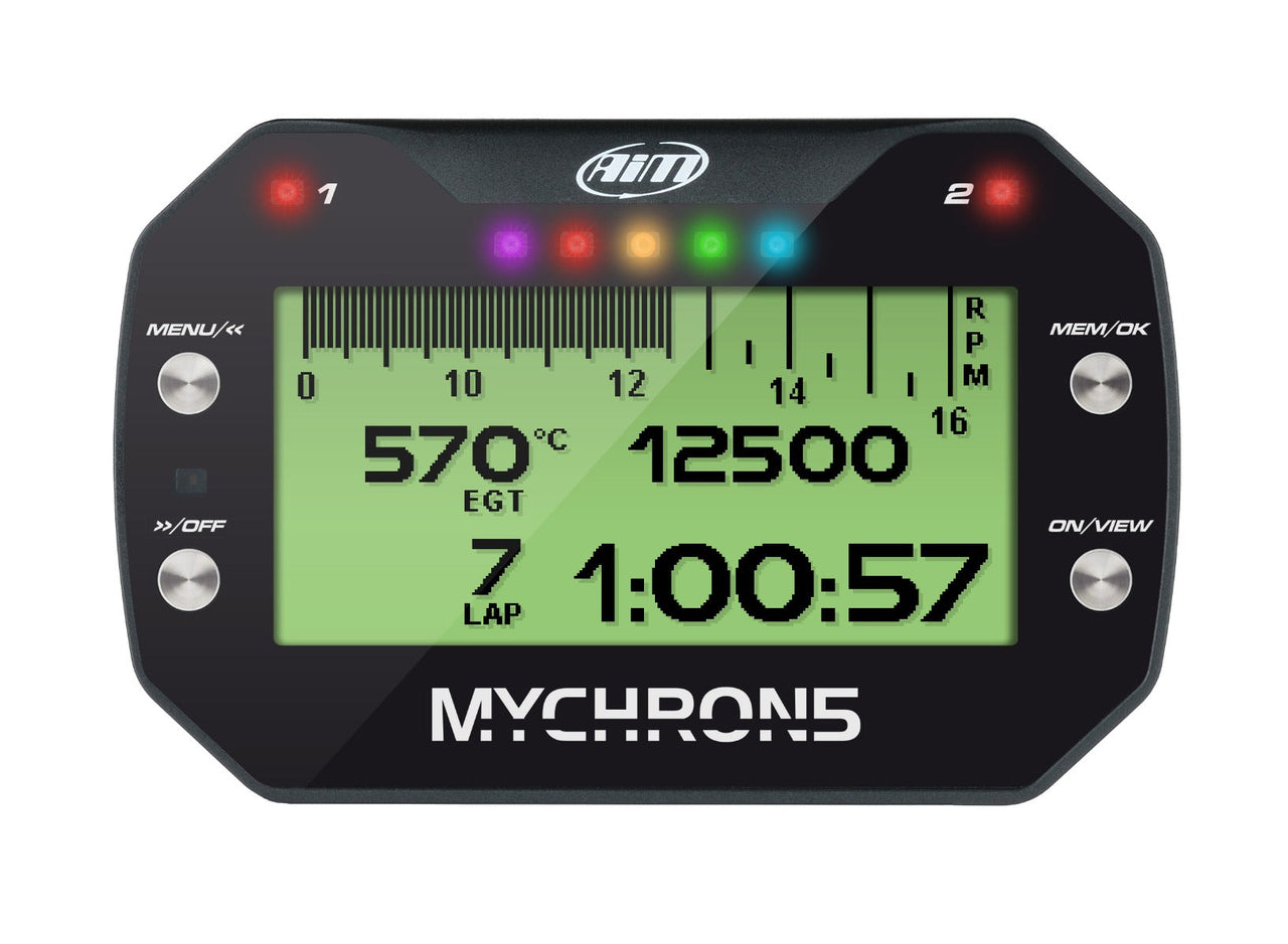 AiM Sports MyChron 5S Karting Dash and Data Logger