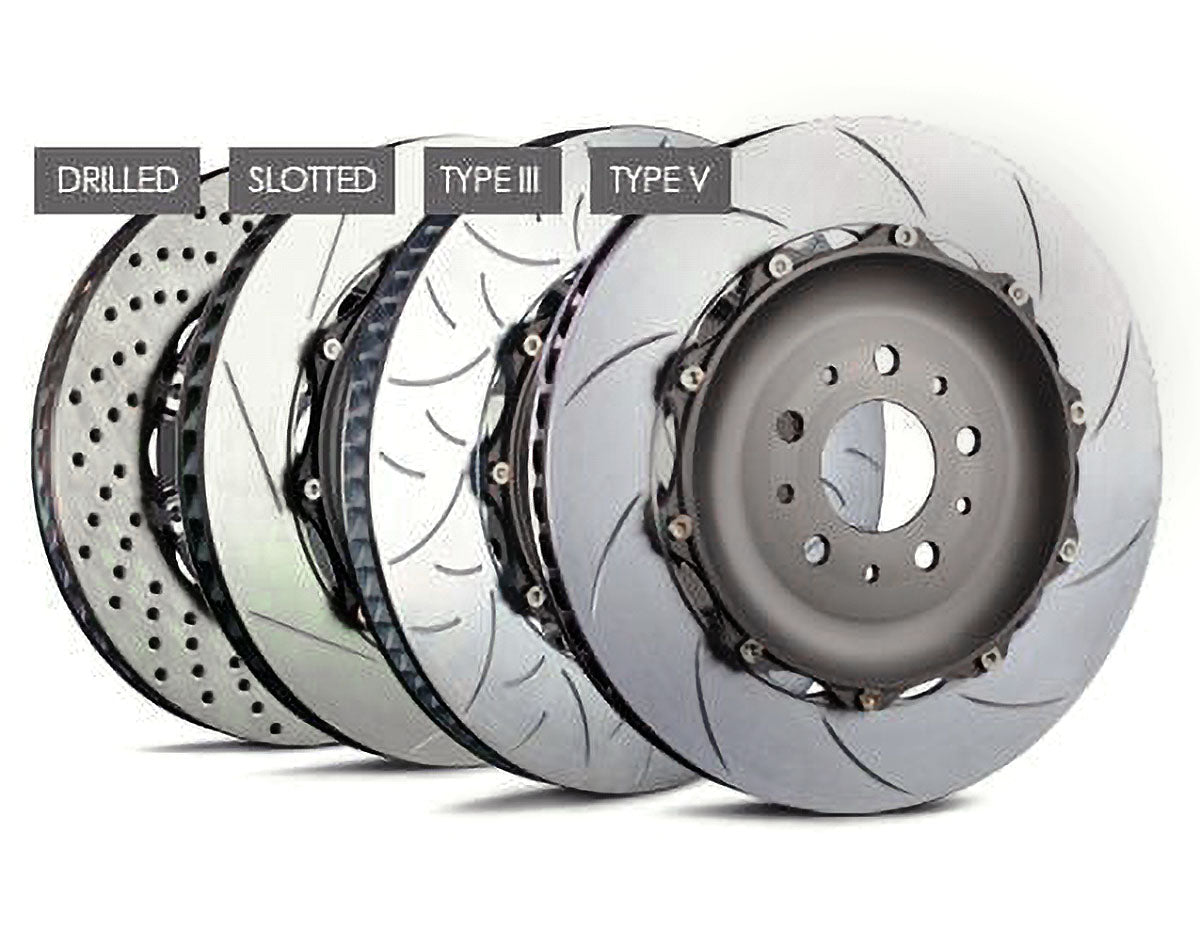 Brembo Brakes Front 405x34 Iron Rotors + Six Piston GT-M Calipers