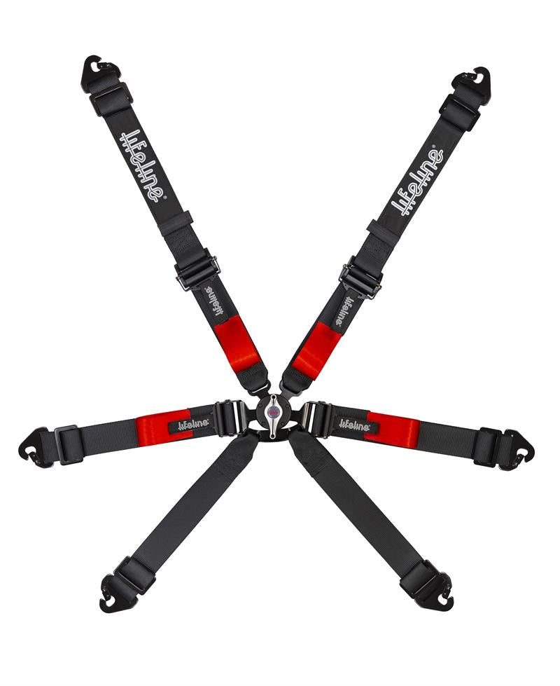 Lifeline Copse 6 Point Racing Harness black
