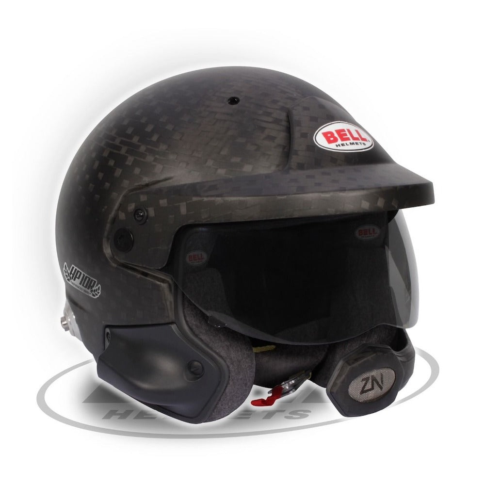 "Bell HP10 Rally Helmet showcasing cutting-edge design, ideal for motorsports aficionados seeking top-tier protection."