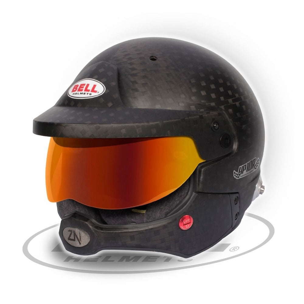 "Experience the fusion of style and technology with the Bell HP10 Rally Helmet, the racer's choice for unparalleled open-face protection."