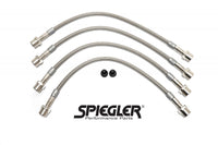 Thumbnail for Spiegler Stainless Brake Lines - Porsche Front and Rear 4 Line Kit
