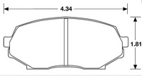 Thumbnail for PFC Brake Pads 0525.08.14.44 FRONT