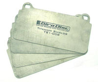 Thumbnail for Girodisc Titanium Brake Pad Shields for Porsche 991, 992, GT4 Rear